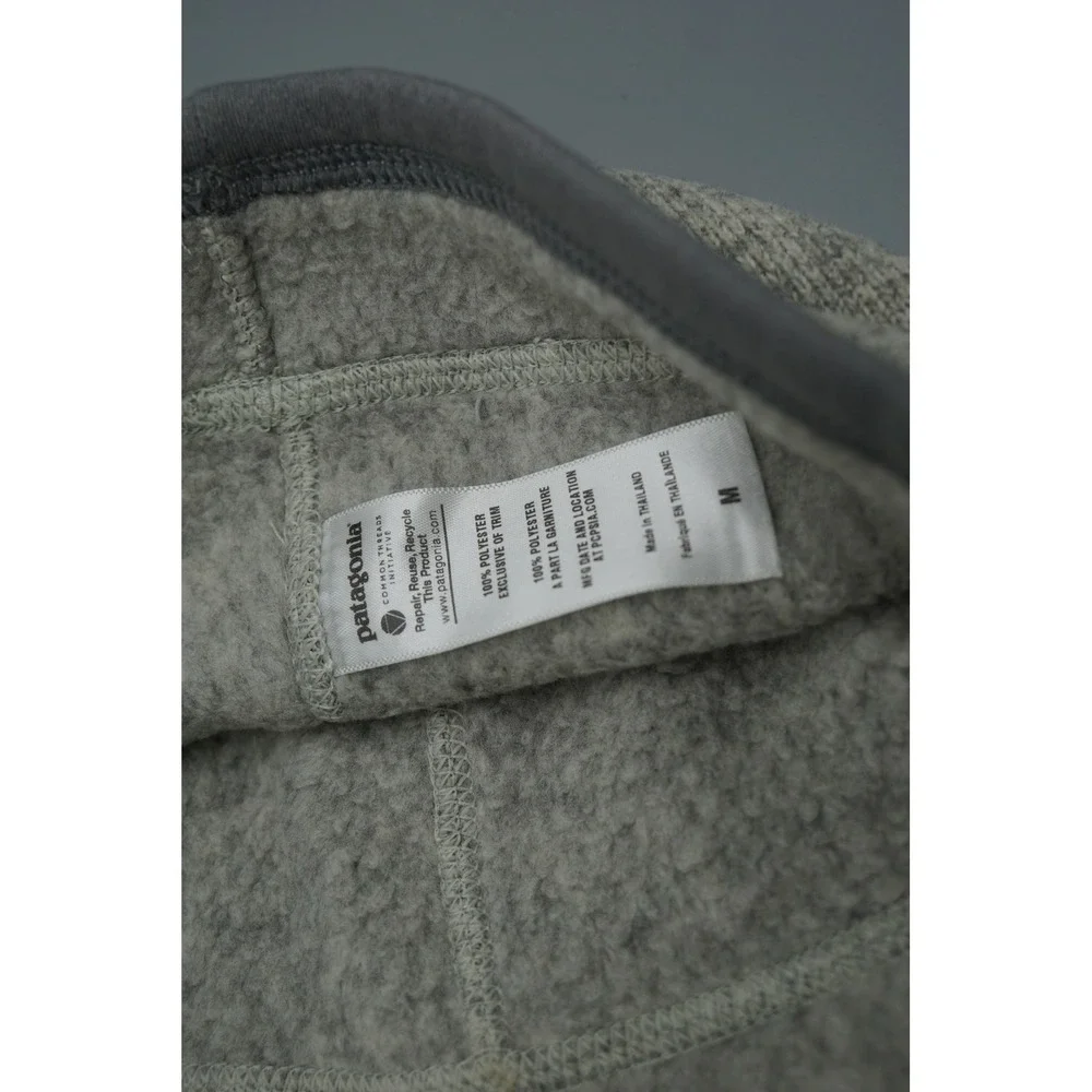 Patagonia Better Sweater Beanie Grey Fleece Knit Hat Medium